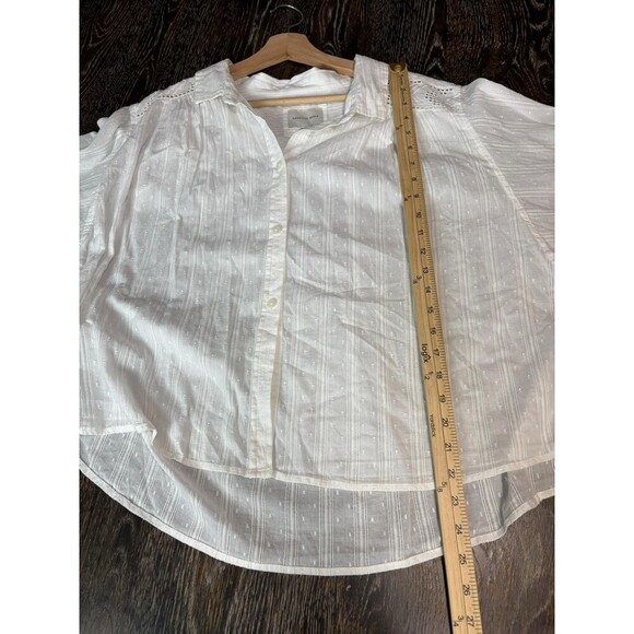 American Eagle XXL Go Big Oversized shirt cover Up Pool button blouse Top 187 - Picture 7 of 11